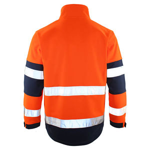 Veste à capuche de sécurité industrielle réfléchissante haute visibilité ANSI Classe 3 avec LED clignotantes, imperméable, logo personnalisé, pour le bâtiment - Product Image 5