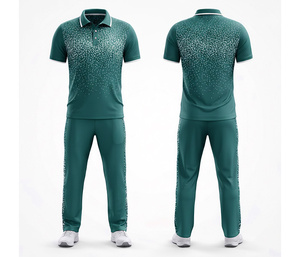 Breathable <b>Cricket</b> Team Uniform for Training & Match Wear | Men Women Youth <b>Cricket</b> Wears Polo Shirt and Trouser Full Team - Product Image 5