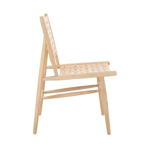 Chaise de salle à manger en teck minimaliste moderne pour hôtel, restaurant et café, fournisseur d'exportation de meubles en bois massif durables - Product Image 3