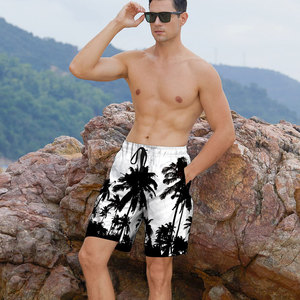 High Quality Printed Quick Dry Breathable Beach <b>Men</b> Swimwear Shorts Swimming <b>Trunks</b> Custom Logo Mesh Shorts - Product Image 4