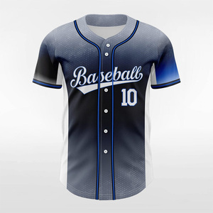 Maillot de baseball personnalisé pour homme, manches courtes, impression sublimée, respirant, 100% polyester, coupe classique, toutes saisons, maillot avec nom d'équipe - Product Image 2