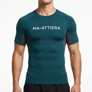 Men Compression Shirt Short Sleeve Bape Style T Shirt for Men Apparel <b>Tshirt</b> Workout Fitness Athletic Sportswear Shirt - Product Image 1