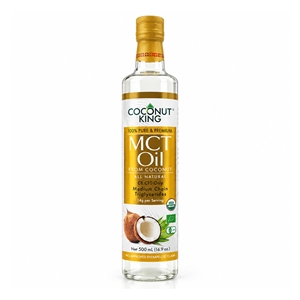 Huile de noix de coco MCT biologique Coconut King 500ML, huile MCT de haute qualité, fournisseur en gros pour l'exportation mondiale - Product Image 1