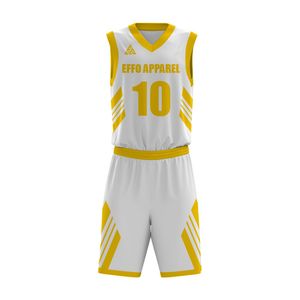 Uniforme Deportivo de Baloncesto Transpirable, Jersey y Pantalones Cortos Ligeros, Fabricante de Exportación OEM Personalizado - Product Image 1