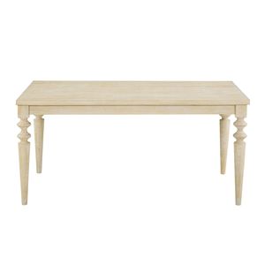 Tavolo da Pranzo Urban Style Amonia con Finitura Bianca in Legno e Gambe Lavorate con Design a Filo Metallico - Product Image 4