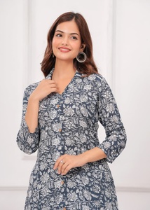 Conjunto de Dos Piezas de Algodón Elegante de Alta Calidad para Mujer, para Usar en Casa o en Vacaciones y Fiestas, Suministro Mundial - Product Image 5