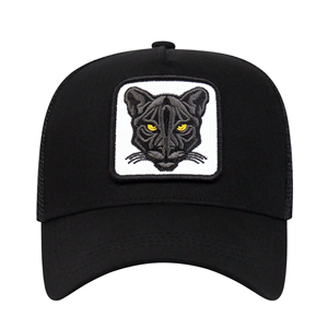 Casquettes de baseball snapback 6 panneaux brodées en 3D avec logo frontal personnalisé OEM/ODM, en polyester/coton, maille, pour le sport, les voyages et les activités de plein air - Product Image 3