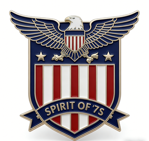 Insignia Metálica Conmemorativa Premium, Fundida a Presión, con Relieve 3D, Promocional, Histórica, Detallada, del 250 Aniversario <span class=keywords><strong>de</strong></span> EE. UU., Personalizada - Product Image 3