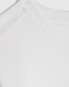 Men's <b>White</b> Loose <b>Fit</b> 100% Cotton Solid O-Neck Short Sleeve Casual Jersey Breathable <b>T</b>-<b>Shirt</b> - Product Image 4