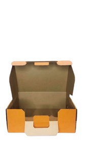 Wholesale 2mm Thick Corrugated Kraft Paper Self Erecting Customizable Carton <b>Boxes</b> for Food Cake Packaging Low MOQ Recycled - Product Image 5