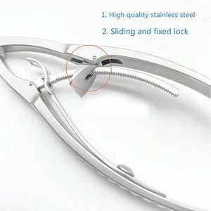 Pinces de réduction orthopédiques à pointes autobloquantes, pinces chirurgicales pour os en acier inoxydable, outil de fixation des fractures - Product Image 3