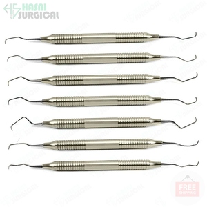 Spatules et polisseuses manuelles pour composites dentaires Hasni 00990, double extrémité, pour la sculpture de cire en laboratoire, certifiées CE - Product Image 1