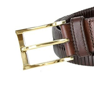 <b>Top</b> Quality Leather Braided Belt Men Smooth Custom Smooth Pin Buckle Belt Business Trending New Fashion Wear Belts - Product Image 4