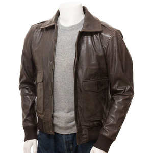 Chaqueta de Cuero Genuino 100% Personalizada para Hombre, Alta Calidad, MOQ Bajo, Color Sólido, Moda de Invierno, Estilo Urbano, Resistente al Viento e Impermeable - Product Image 5