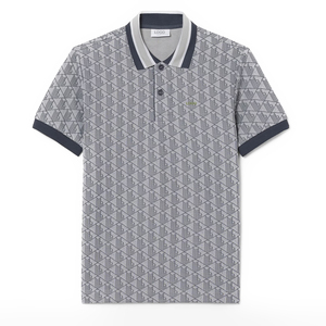 Polo Premium pour Homme OEM Coupe Classique Tricot Jacquard Respirant Durable Col Contrastant Mélange de Coton Manches Courtes Haut Côtelé - Product Image 1