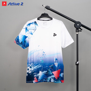 Camiseta Deportiva Unisex Personalizada de Bádminton ACTIVE II, Ligera, de Secado Rápido, Elástica y Transpirable, 100% Poliéster, OEM ODM - Product Image 5