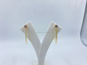 Boucles d'oreilles élégantes en plaqué or avec perle pour les mariages et les fêtes Meilleur prix Bijoux pour femmes modernes Cadeau parfait - Product Image 2