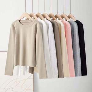 Women's Trendy Long Sleeve T Shirt Comfortable Lightweight Breathable Casual Streetwear Daily Wear <b>Top</b> for Women - Product Image 5