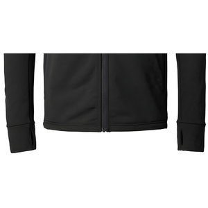 Men's Casual <b>Mandarin</b> <b>Collar</b> Knitted Fleece <b>Jacket</b> Full Zipper 100% Cotton Shell Filling Breathable Quick-Dry Eco-Friendly Front - Product Image 5