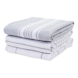 Serviettes de cuisine en coton uni, rectangulaires, tissées, écologiques, lavables en machine - Product Image 2