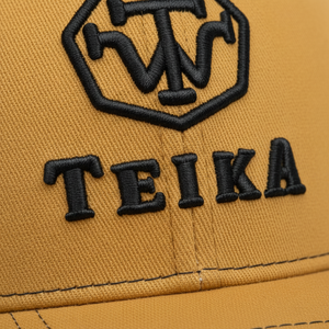 Gorra de béisbol OEM 2026 con logotipo bordado personalizado, gorra trucker de malla naranja y negra con bordado 3D, venta al por mayor - Product Image 5