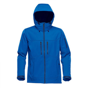 Veste polaire respirante coupe-vent à capuche pour homme SANGLASPORTS, en polyester/coton imperméable, séchage rapide, style sportif, col rond - Product Image 6