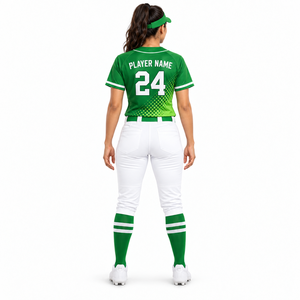 Conjunto de Uniforme de Softbol Personalizado con Camiseta y Pantalones Sublimados para Mujeres y Niñas, para Prácticas y Torneos, Ropa Deportiva B2B - Product Image 3