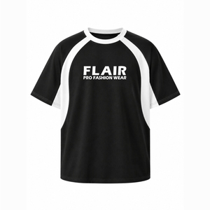 เสื้อยืดโอเวอร์ไซส์สีดำและสีขาวแบบพรีเมียมสำหรับผู้ชายและผู้หญิง - Product Image 2