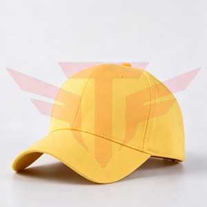 6-Panel Waterproof Baseball <b>Cap</b> Solid Color Cotton Unisex Fitted Casual Button Spring <b>Summer</b> Wear - Product Image 1
