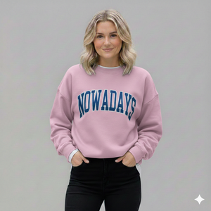 Sweat-shirt décontracté surdimensionné à col montant pour femme, manches longues, automne/hiver, finition de haute qualité, coupe décontractée, modèle vierge 2026 - Product Image 4