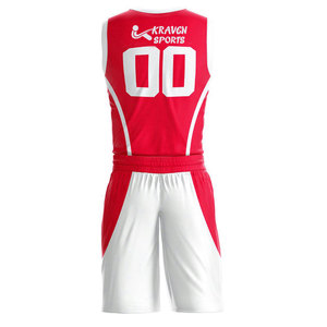 New Arrival Best Selling Unisex Basketball Uniform Breathable <b>Printed</b> Jersey And Shorts Sets - Product Image 3