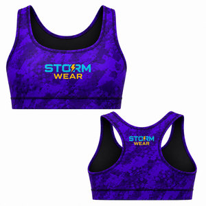 Top Trendy Product Fitness Breathable Solid Sports Bras Running Gym Sublimation Yoga Best Quality Push Up Fitness Bra For Women - Product Image 1