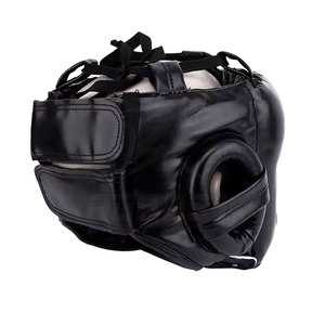 Protector de Cabeza de Cuero para Todo el Rostro, Ajustable, para Entrenamiento de Boxeo - Product Image 6