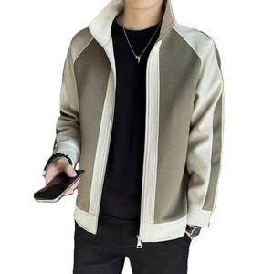 Chaqueta Bomber OEM para Hombre, Color Negro y Blanco, Ecológica, Transpirable, con Cuello Camisero, Casual, Impermeable, Reversible - Product Image 5