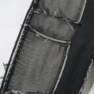 <b>Men's</b> 100% Cotton Denim Baggy <b>Jeans</b> Street Wear High Quality Cargo Pants with Big Pockets and Washed Print Winter Style - Product Image 5