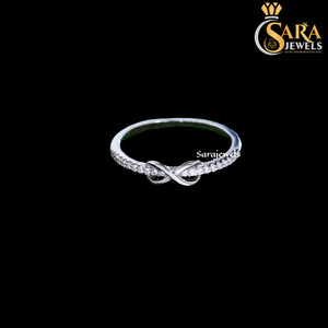 Anillo de Diamantes en Oferta, Plata de Ley 925, Anillo de Compromiso para Mujer, Estilo Clásico, Disponible para la Venta - Product Image 3