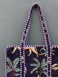 Bolsos de Mano de Algodón Grandes y Modernos Personalizados para Mujer, Bolsos de Compras de Verano y Primavera para la Playa, con Cierre de Cremallera, Bolso de Hombro - Product Image 6