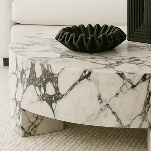 Cuenco Decorativo con Volantes, Hecho a Mano, de Mármol, Estético, Moderno, con Forma de Flor, Decoración de Mesa, Decoración Neutral para Sala de Estar y Hogar, y Regalo - Product Image 2