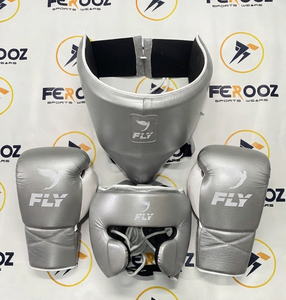 Guantes de Boxeo de Cuero, Protector de Cabeza y Protector Inguinal con Características Transpirables y que Absorben la Humedad para Entrenamiento de Boxeo y Sparring - Product Image 2
