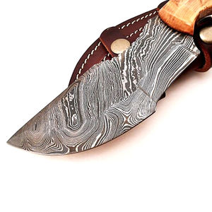 Cuchillos de Supervivencia Damascus Tracker, de Acero Inoxidable, Hechos a Mano, para Camping y Caza - Product Image 5