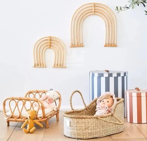 Children's <b>bed</b> made of woven rattan Handmade Wholesale eco-friendly Made in Vietnam <b>Ready</b> to stock - Product Image 3