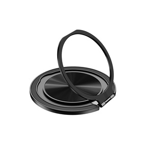 Carbon Fibre Ring Finger Grip Holder Slim Hot Products Strong Magnetic Tiny Portable <b>Folding</b> Kickstand <b>Desk</b> Phone - Product Image 2