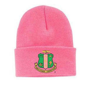 Gorro de Punto AKA, Gorro de Invierno con Bordado Griego, Gorro Cálido y Suave con Borde, Unisex, para Clima Frío, a la Moda - Product Image 2