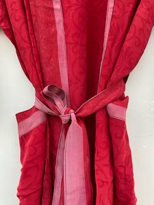 Robe Kimono Soie Rouge Kimono Soie Vintage Kimono Fait Main Nouvelle Collection Robes - Product Image 2