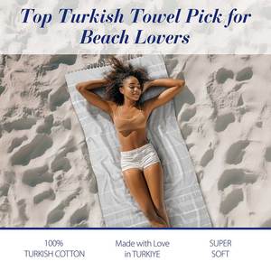 Wholesale Luxury Cotton <b>Bath</b> <b>Towel</b> <b>Set</b> High Quality Turkish <b>Bath</b> Sheets Jacquard Pestemal Logo Custom Beach <b>Towel</b> Breathable - Product Image 3