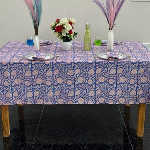 Manteles de Algodón Estampados Personalizados al por Mayor con Diseño Floral para Fiestas - Product Image 1