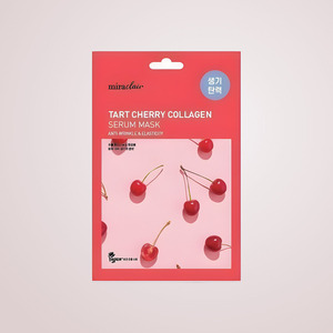 Masques faciaux Miracleare, masque en feuille au sérum de collagène à la cerise acidulée, 23 ml - Product Image 2