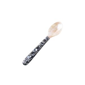 TOP QUALITY WHOLESALE PRICE ECO-FRIENDLY VINTAGE MOTHER of PEARL SERVING <b>SPOON</b> with WHITE and COLORFUL CAVIAR DISH From VIETNAM - Product Image 1