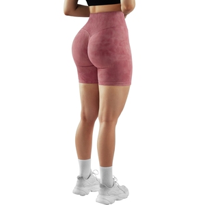 Shorts de yoga et de sport taille haute doux pour femmes – Nouveauté tendance – Shorts de cycliste en spandex unis de haute qualité - Product Image 3
