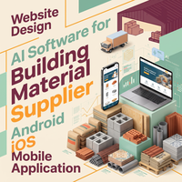 Website Design AI Software for Building Material Supplier WordPress Shopify Plugin Mac Android iOS Mobile Application AI ERP CRM